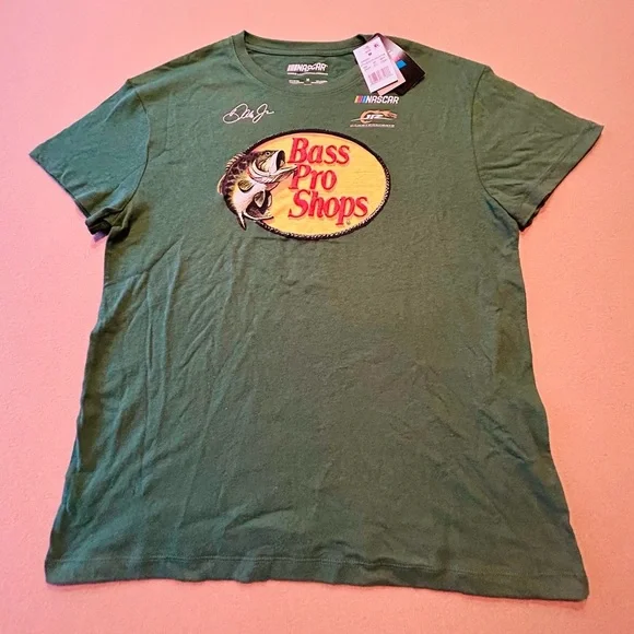 Nascar Bass Pro Shops Green Tee​ - Picture 4 of 6